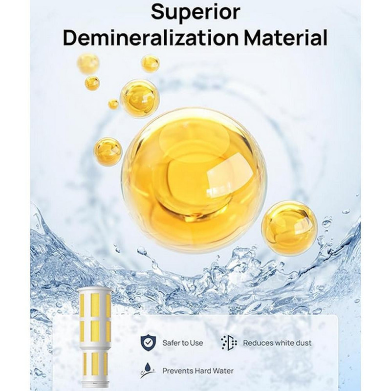 Cartușe de demineralizare pentru umidificatorul DREO 813S, 3 bucăți, demineralizare prin schimb ionic, împotriva ionilor de calciu și magneziu, îmbunătățirea pH-ului, alb