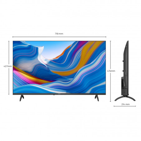 Smart televizor METZ blue 32MTE6000Z, 32", 80cm, 1366x768 HD Ready, Google TV, LCD / Direct LED, SMART, Bluetooth, Wi-Fi, Negru