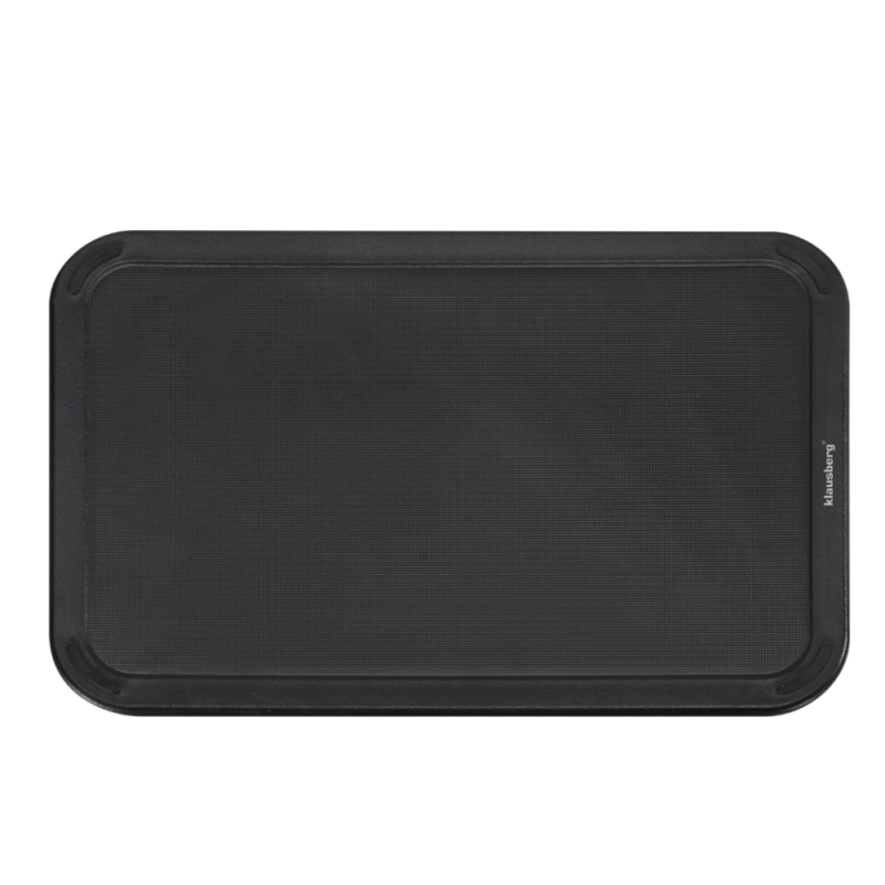 Set cuțite Klausberg KB 7977, 8 piese, Oțel inoxidabil, Suport, Suport hârtie de bucătărie, Negru