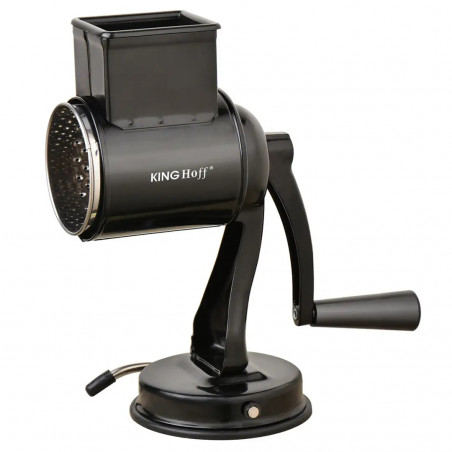 Kinghoff rabotat rotativ KH 1951, 5 atașamente detașabile, Oțel inoxidabil, Negru