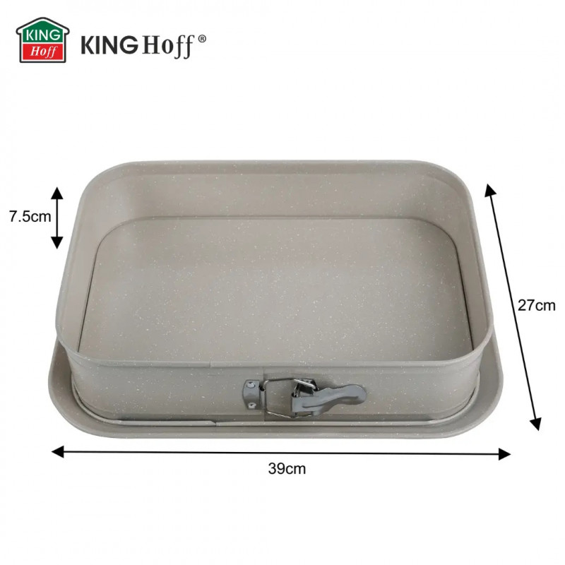 Kinghoff KH 1978, 39x29x7.5 cm, finisaj marmură, bej