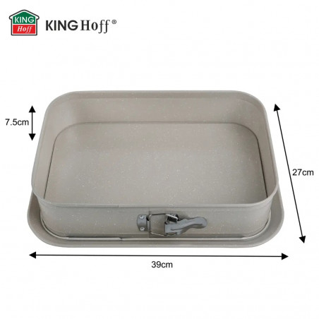 Kinghoff KH 1978, 39x29x7.5 cm, finisaj marmură, bej