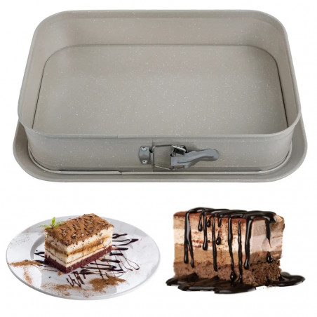 Kinghoff KH 1978, 39x29x7.5 cm, finisaj marmură, bej