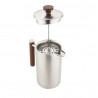 Presă franceză pentru cafea / ceai Kinghoff KH 1995, 1 l, Oțel inoxidabil, Pereți dubli, Inox