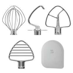 Mixer planetar KitchenAid Artisan Blossom Exclusive Design 5KSM180LEELB, 300W, 4.7L, Actionare directa, 10 viteze, Cap inclinat, Bol din cupru forjat, Verde deschis