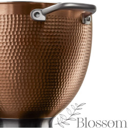 Mixer planetar KitchenAid Artisan Blossom Exclusive Design 5KSM180LEELB, 300W, 4.7L, Actionare directa, 10 viteze, Cap inclinat, Bol din cupru forjat, Verde deschis