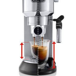 Espressoare DeLonghi EC685.M, 1300W, 15 bar, 1.1 l, 3 adaptoare, Controlul temperaturii, Inox
