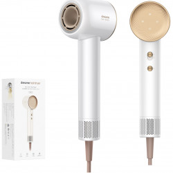 Dreame Glory uscător de păr, 1400W, 110000 rpm, 4 temperaturi, 2 viteze, 57°C, ionizare, termosenzor NTC, indicatori LED, alb