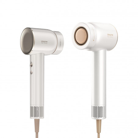 Dreame Glory uscător de păr, 1400W, 110000 rpm, 4 temperaturi, 2 viteze, 57°C, ionizare, termosenzor NTC, indicatori LED, alb