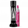 Aparat de apă carbogazoasă SodaStream GAIA, 1 l, carbonatare manuală, 2 etape, fără BPA, negru