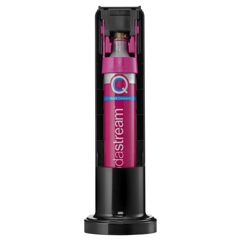 Aparat de apă carbogazoasă SodaStream GAIA, 1 l, carbonatare manuală, 2 etape, fără BPA, negru