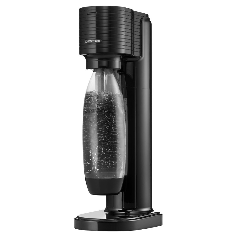 Aparat de apă carbogazoasă SodaStream GAIA, 1 l, carbonatare manuală, 2 etape, fără BPA, negru