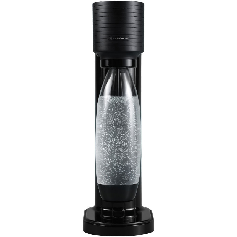 Aparat de apă carbogazoasă SodaStream GAIA, 1 l, carbonatare manuală, 2 etape, fără BPA, negru