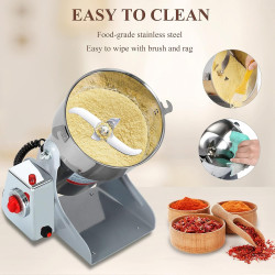 Râșniță electrică pentru cereale și condimente RL-FG21803, 2000W, 800 g, 36000 rpm, Timer, Inox