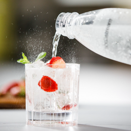 Aparat de apă carbogazoasă SodaStream ART, 1 l, carbonatare manuală, 2 etape, fără BPA, negru/argintiu