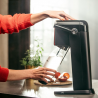 Aparat de apă carbogazoasă SodaStream ART, 1 l, carbonatare manuală, 2 etape, fără BPA, negru/argintiu