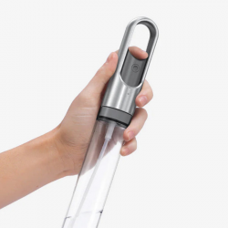 Suport pentru hârtie de bucătărie cu pulverizator de suprafață integrat SimpleHuman KT1196, 177 ml, 20.3x17.8x38.1 cm, Matte Inox