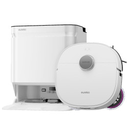Aspirator robot Eureka J15 Ultra, 19 000 Pa, 3 l, Autonomie de 150 min, Lidar + camerа RGB, FlexiRazor, Comanda vocala, Alb