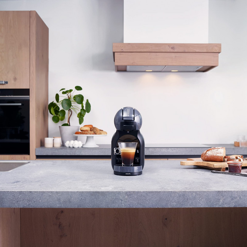 Krups Mini Me KP123B10 Set filtru de cafea cu 6 capsule, 15 bar, 1500 W, 0,8 l, gri/negru