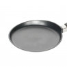 Planșetă pentru clătite AMT Gastroguss 124, 24 cm, Aluminiu turnat, Acoperire antiaderentă Lotan®, Până la 240°C, Negru
