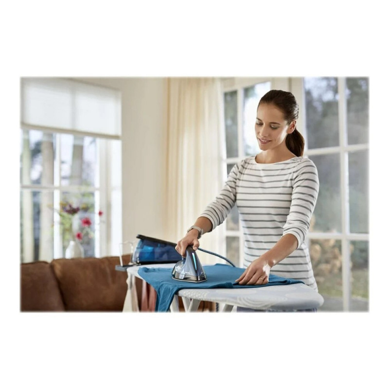 Generator de abur Philips PerfectCare GC7846/80, 2400 W, 1,5 litri, OptimalTemp, 120 g/min, SteamGlide, Sin