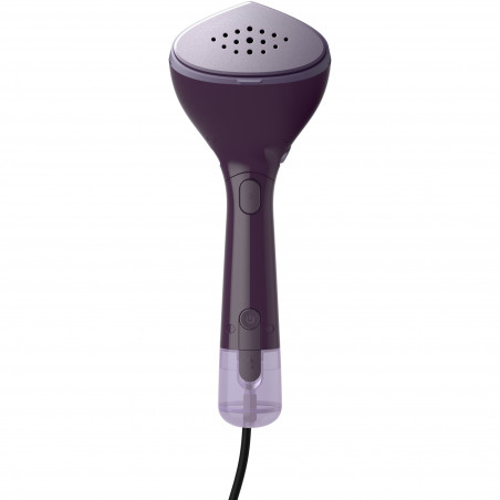Fier de călcat cu abur Philips STH7050/30, 1500W, 100 + 200 ml, 28 g/min, OptimalTEMP, Cap reglabil, 2 niveluri de abur, Accesorii, Negru/violet