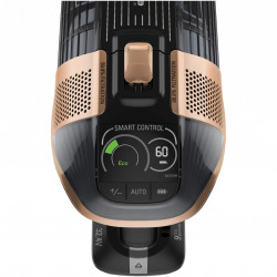 Rowenta X-Force Flex 15.60 RH99F1, 520W, 230AW, 0.9 litri, 32.4V, Autonomie 80 min, Auto power, LED, Display, Flex, Negru/Bronz