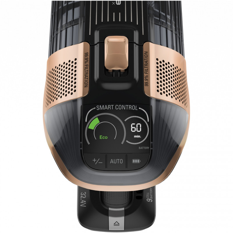 Вертикална прахосмукачка Rowenta X-Force Flex 15.60 RH99F1, 230AW, 32.4V, Автономия 80 мин, Автоматична скорост, LED четка, Черен