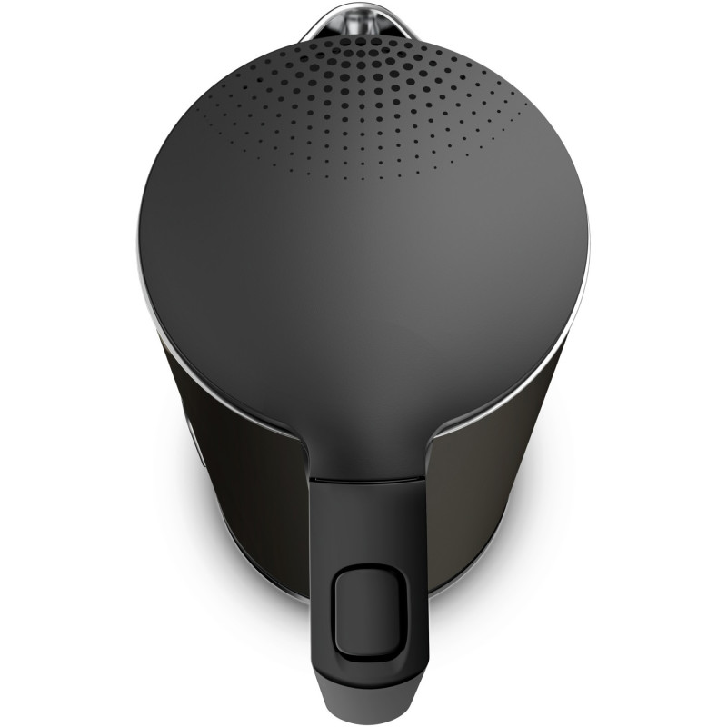 Fierbător electric Tefal KI831E10, 1800W, 1.7 l, 5 niveluri de temperatură, LED, Control tactil, Baza 360°C, Pereți dubli, Filtru anticalcar, Negru