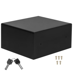 Seif electronic Adler AD 1045, 200x420x370 mm, 14 l, Blocare după 4 încercări greșite, Avertizare baterie descărcată, Negru