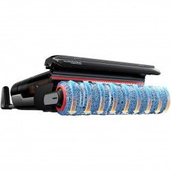 Aspirator vertical DREAME H12 Pro HHR25A, 300W, 0.7/0.9 l, 3 moduri, 35 min, Umed/uscat, Alerte vocale, LED, Uscare mop automată, Negru/gri