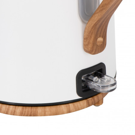 Fierbător electric Adler AD 1352, 2200W, 1,7 l, STRIX, bază rotativă, oprire automată, alb