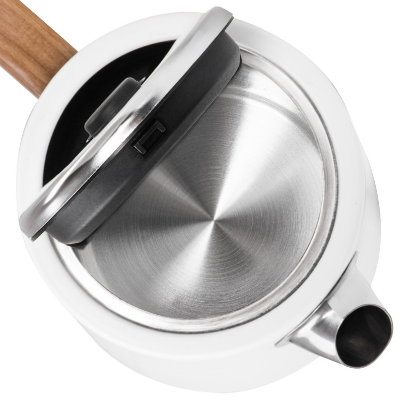 Fierbător electric Adler AD 1352, 2200W, 1,7 l, STRIX, bază rotativă, oprire automată, alb