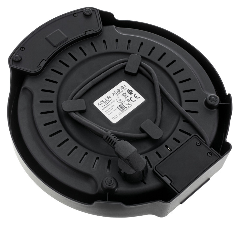 Aparat pentru clătite Adler AD 3093, 1600W, 30 cm, Ustensile incluse, Negru/Inox