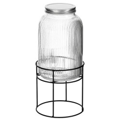 Distribuitor de băuturi Adler AD 6742, 4 L, Sticlă sodiu-calciu, Suport, Transparent