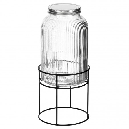 Distribuitor de băuturi Adler AD 6742, 4 L, Sticlă sodiu-calciu, Suport, Transparent