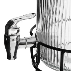 Distribuitor de băuturi Adler AD 6742, 4 L, Sticlă sodiu-calciu, Suport, Transparent