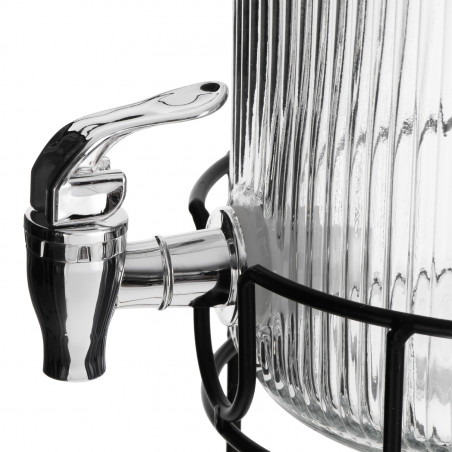 Distribuitor de băuturi Adler AD 6742, 4 L, Sticlă sodiu-calciu, Suport, Transparent