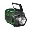Camry CR 1919 Radio de urgență, panou solar / dinamo portabil / USB-C, 4000 mAh, Bluetooth, afișaj LED, verde / negru