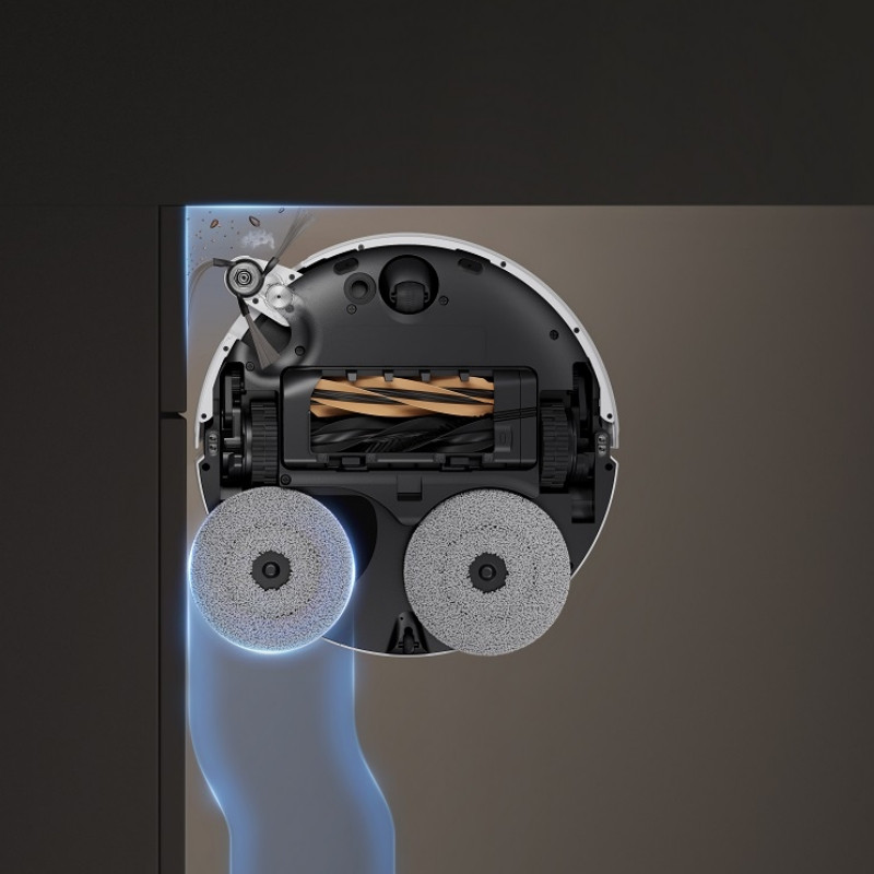 Aspirator robot Dreame X50 Ultra RLX85CE-6-BK, 20000 Pa, detectare AI a obstacolelor, navigare 360°, control vocal, sterilizare UV, negru/dorat