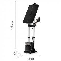 Fier de călcat cu aburi Tefal Ixeo Power QT2028F0, 2170W, 1.1 l, 100g/min, Sistem anti-calcar, Auto shut-off, Negru