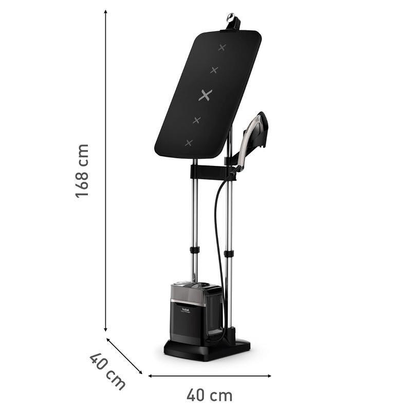 Fier de călcat cu aburi Tefal Ixeo Power QT2028F0, 2170W, 1.1 l, 100g/min, Sistem anti-calcar, Auto shut-off, Negru