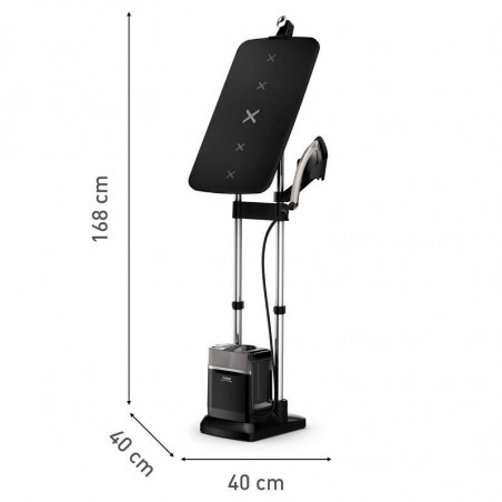 Fier de călcat cu aburi Tefal Ixeo Power QT2028F0, 2170W, 1.1 l, 100g/min, Sistem anti-calcar, Auto shut-off, Negru