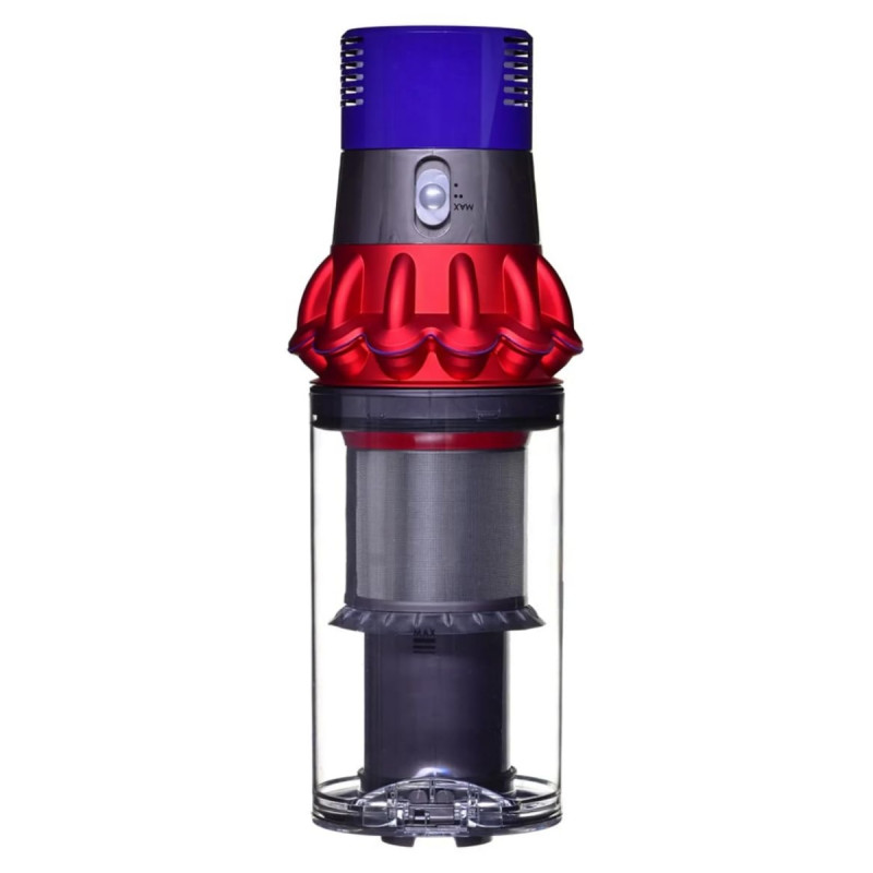 Aspirator vertical Dyson V10 Origin 394464-01, 525W, 151AW, 0.76l, 125000 rpm, 60 min, 3 moduri, Motorbar clar, Nichel/negrit