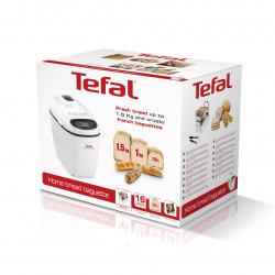 Home Bread Baguette Tefal PF610138, 1600 W, 750/1000/1500 g, 2 amestecătoare, 16 programe, alb