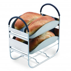 Home Bread Baguette Tefal PF610138, 1600 W, 750/1000/1500 g, 2 amestecătoare, 16 programe, alb