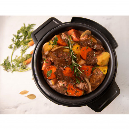 Mașină de gătit sub presiune Tefal Turbo Cuisine & Fry CY778830, 70 kPa, 1200W, 7.6 l, 15 programe, Acoperire neaderentă, Menținere căldură, Control digital, Negru