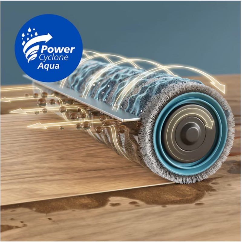 Aspirator robot Philips 9000 Series XU9100/10, 6500 mAh, 8000 Pa, WiFi, LiDAR, PowerCyclone, EPA 11, Dry/Mokro Cleaner, Bronze/Golden.