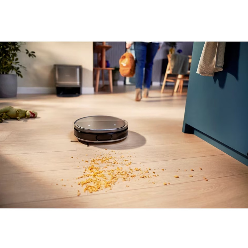 Aspirator robot Philips 9000 Series XU9100/10, 6500 mAh, 8000 Pa, WiFi, LiDAR, PowerCyclone, EPA 11, Dry/Mokro Cleaner, Bronze/Golden.