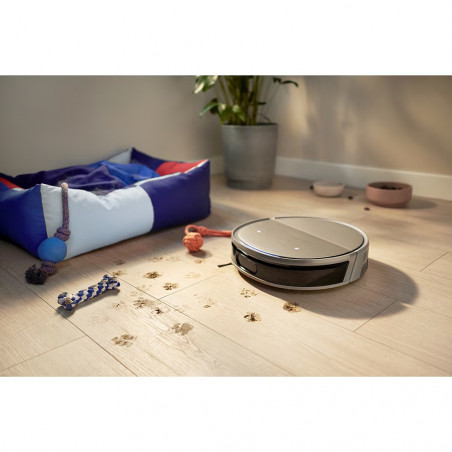 Aspirator robot Philips 9000 Series XU9100/10, 6500 mAh, 8000 Pa, WiFi, LiDAR, PowerCyclone, EPA 11, Dry/Mokro Cleaner, Bronze/Golden.